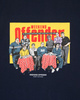 Weekend Offender Satriale's Graphic Tee Soprano Navy Granatowy