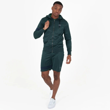 Peaceful Hooligan Court Track Top British Racing Green