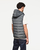 Weekend Offender Toronto Padded Gilet With Hood Cyclone Kamizelka z kapturem Szara