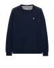 Weekend Offender Vega Sweat With Check Piping Detail Navy/Mid House Check Bluza bez kaptura