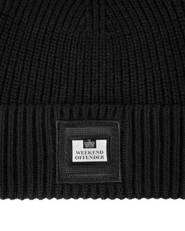 Weekend Offender Lehto Badge Beanie Black