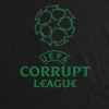 Peaceful Hooligan Corrupt League T-Shirt  Black Champions League Uefa