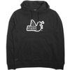 Peaceful Hooligan Outline Hoodie Black