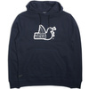 Peaceful Hooligan Outline Hoodie Navy