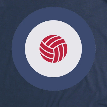 Peaceful Hooligan Target T-Shirt Navy Granatowy