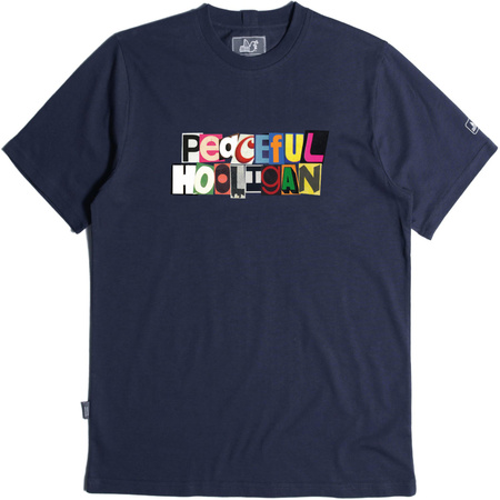 Peaceful Hooligan Ransom T-Shirt Chiseled Stone Navy