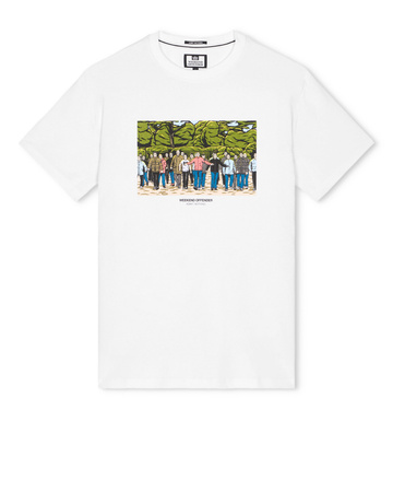 Weekend Offender GSE Graphic Tee Football Factory White Biały