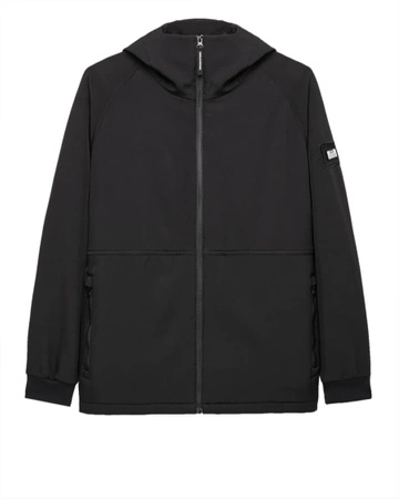 Weekend Offender Stipe Softshell Jacket Black