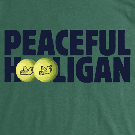 Peaceful Hooligan Tennis T-Shirt British Racing Green