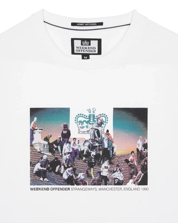 Weekend Offender Strangedays Graphic Tee White