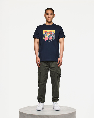 Weekend Offender Satriale's Graphic Tee Soprano Navy Granatowy