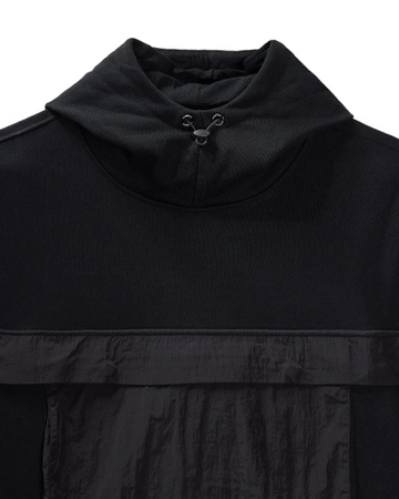 Weekend Offender Barilla Hoodie With Parachute Pocket Black