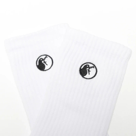 Peaceful Hooligan Dove Socks White Skarpetki