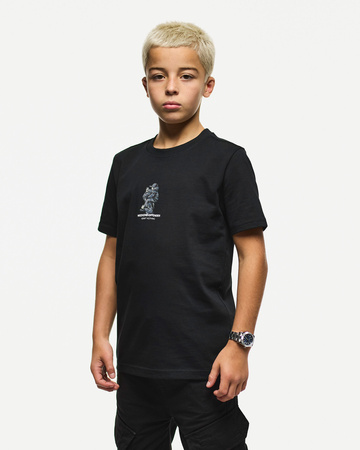 Weekend Offender Kids Reggie Graphic Tee Black Czarny
