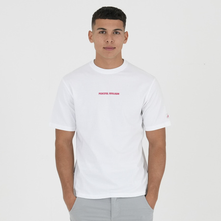 Peaceful Hooligan Target T-Shirt White Biały