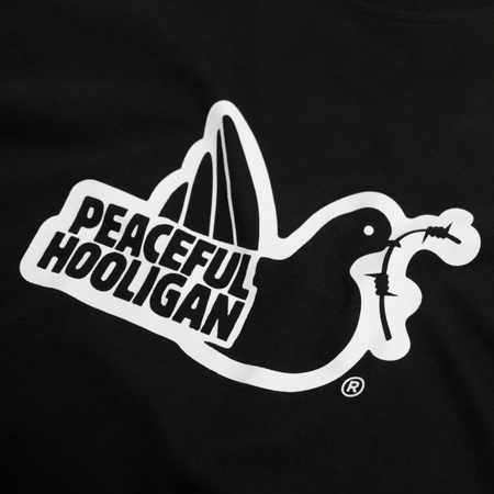 Peaceful Hooligan Outline T-Shirt Black