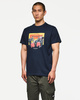 Weekend Offender Satriale's Graphic Tee Soprano Navy Granatowy