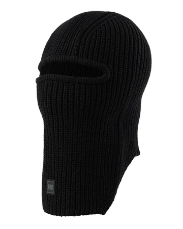 Weekend Offender Oden Rib Knit Balaclava Black