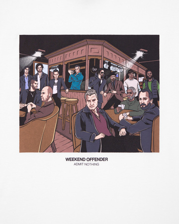 Weekend Offender Wyndham T-Shirt White Biały