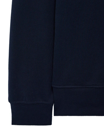 Weekend Offender Vega Sweat With Check Piping Detail Navy/Mid House Check Bluza bez kaptura