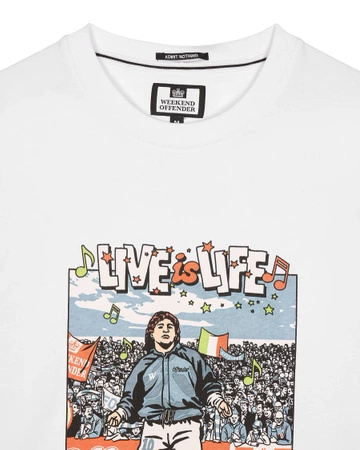 Weekend Offender Opus Graphic Tee White