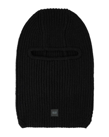 Weekend Offender Oden Rib Knit Balaclava Black