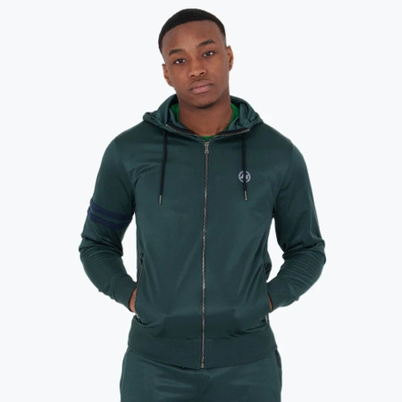 Peaceful Hooligan Court Track Top British Racing Green