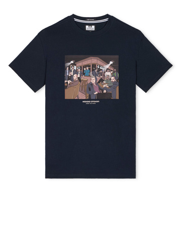 Weekend Offender Wyndham T-Shirt Navy Granatowy