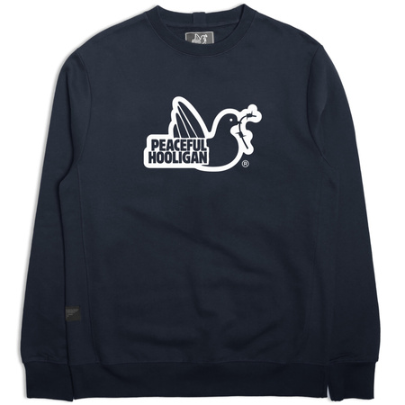 Peaceful Hooligan Outline Sweatshirt Navy