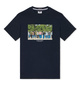 Weekend Offender GSE Graphic Tee Football Factory Navy Granatowy