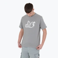 Peaceful Hooligan Outline T-Shirt Chiseled Stone