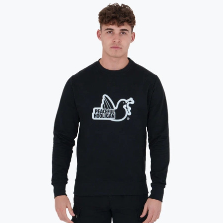 Peaceful Hooligan Outline Sweatshirt Black