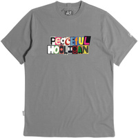 Peaceful Hooligan Ransom T-Shirt Chiseled Stone Grey