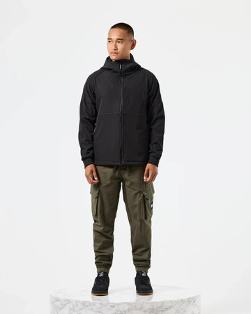 Weekend Offender Stipe Softshell Jacket Black