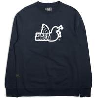 Peaceful Hooligan Outline Sweatshirt Navy