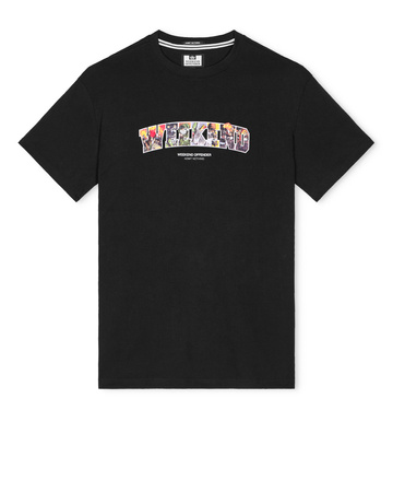 Weekend Offender Saturday Graphic Tee Weekend Black Czarny