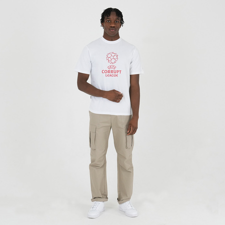 Peaceful Hooligan Corrupt League T-Shirt White Champions League Uefa