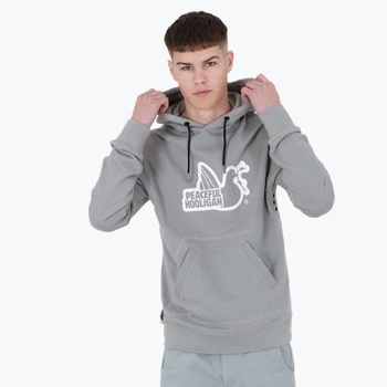 Peaceful Hooligan Outline Hoodie Chiseled Stone