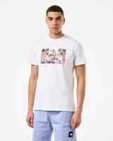 Weekend Offender Caps Graphic Tee White