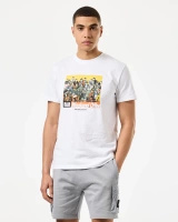 Weekend Offender Selhurst Graphic Tee Eric Cantona Kung Fu Kick White