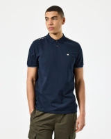 Weekend Offender Sakai Polo With Mid Check Piping Navy/Mid House Check Koszulka Polo