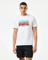 Weekend Offender Crosslands Graphic Tee Trainspotting White
