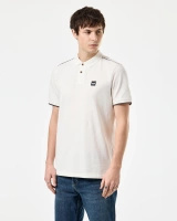 Weekend Offender Sakai Polo With Mid Check Piping Ghost/Mid House Check Koszulka Polo