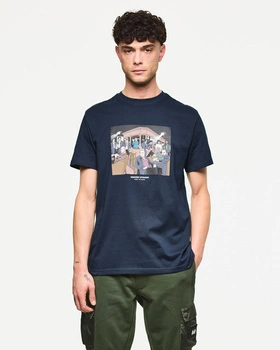 Weekend Offender Wyndham T-Shirt Navy Granatowy