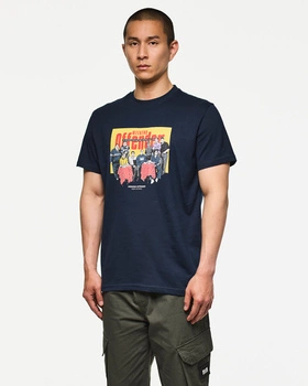 Weekend Offender Satriale's Graphic Tee Soprano Navy Granatowy