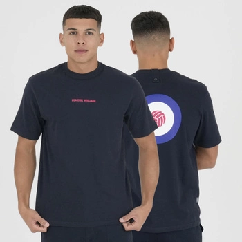 Peaceful Hooligan Target T-Shirt Navy Granatowy