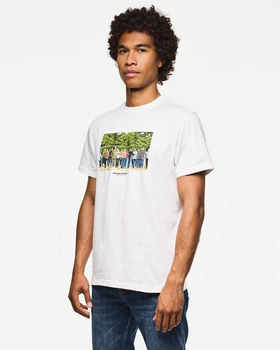 Weekend Offender GSE Graphic Tee Football Factory White Biały