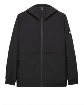 Weekend Offender Stipe Softshell Jacket Black